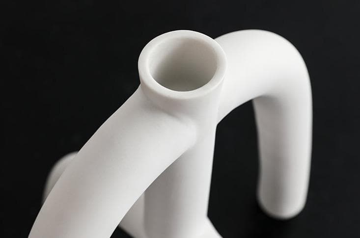 Abstract Arch Ceramic Candle Holders