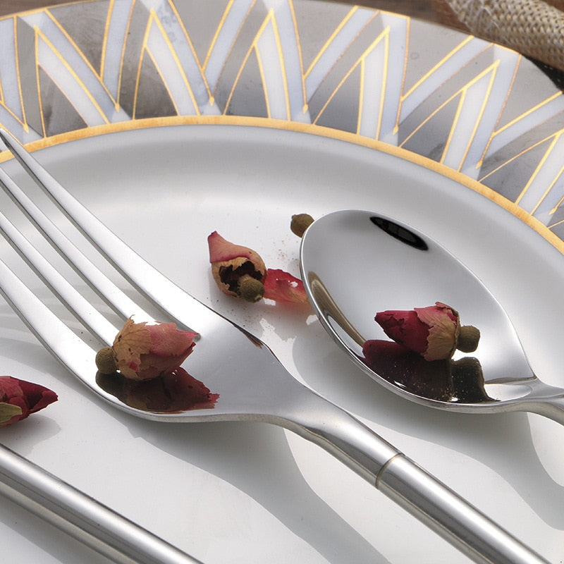 Allure Luxury Stainless Steel Cutlery Set