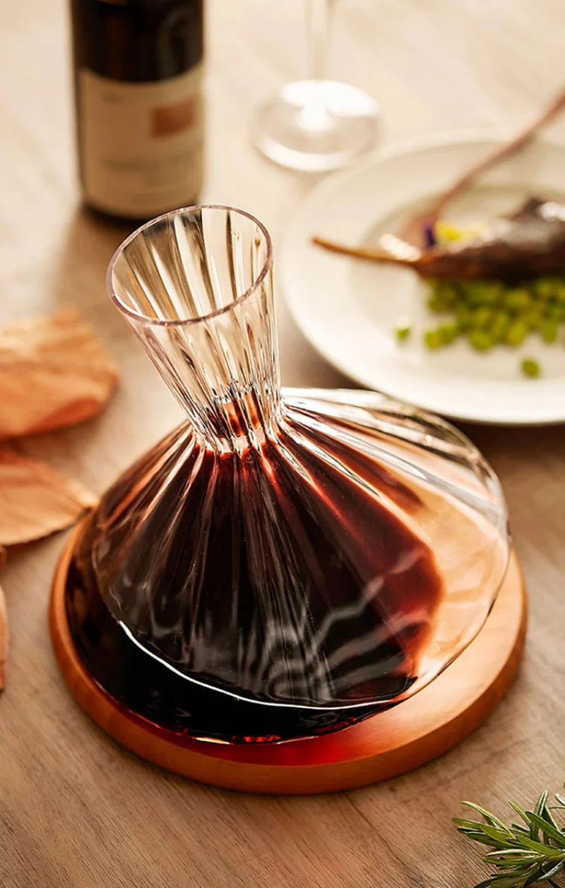 Aura 350 Rotating Glass Decanter
