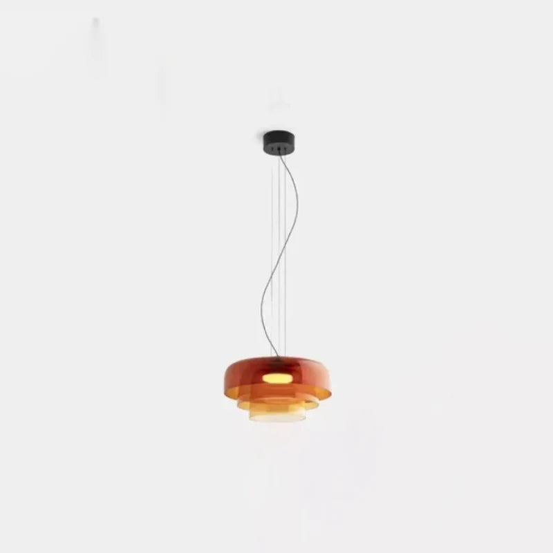 Aurora Layered Glass Pendant Light