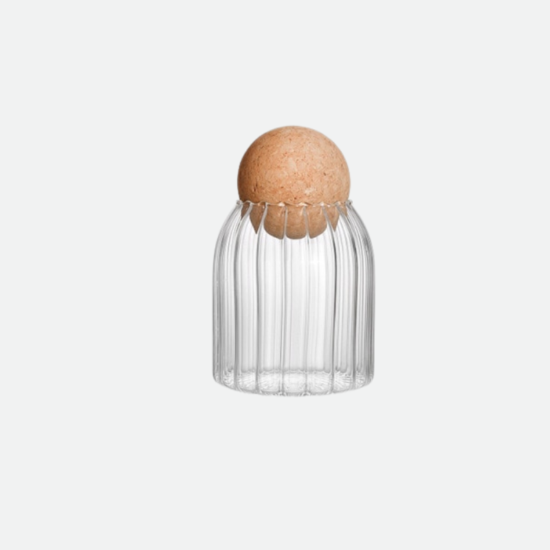Autum Cork Rigged Glass Storage Jars