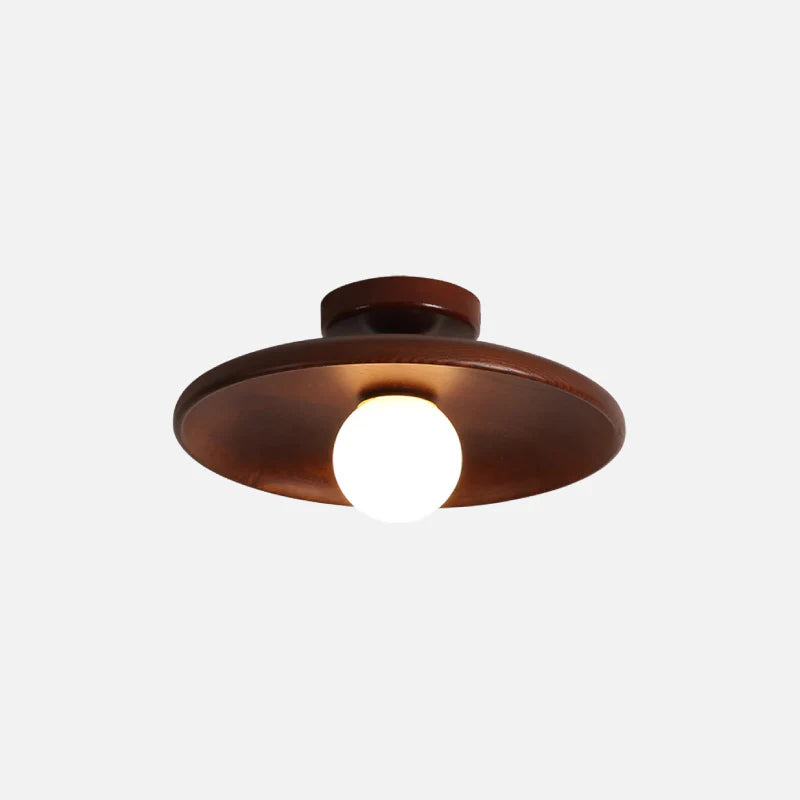 Bamboo Disc Ceiling Lamp