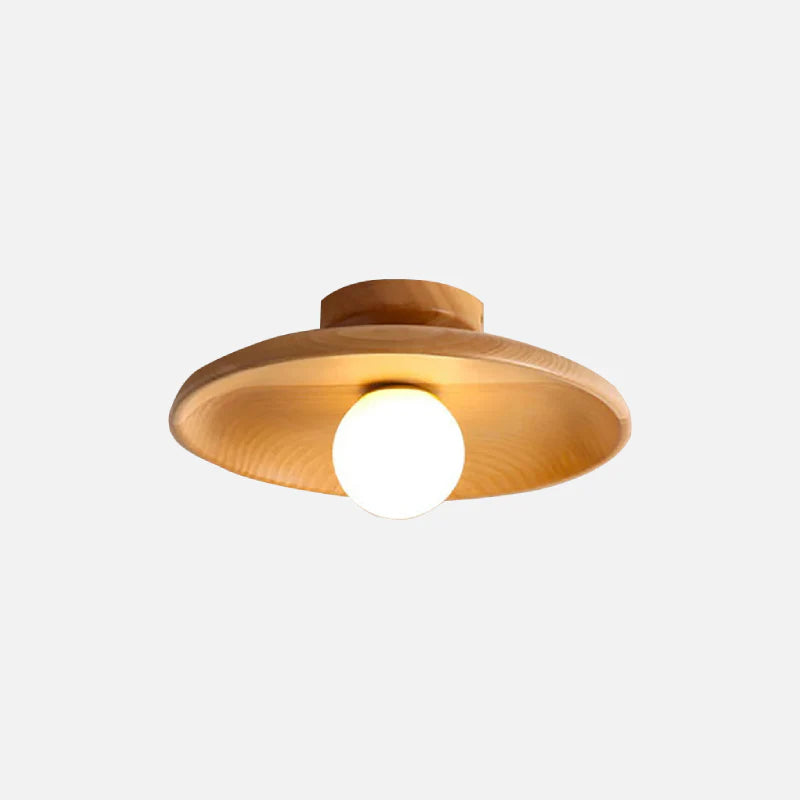 Bamboo Disc Ceiling Lamp