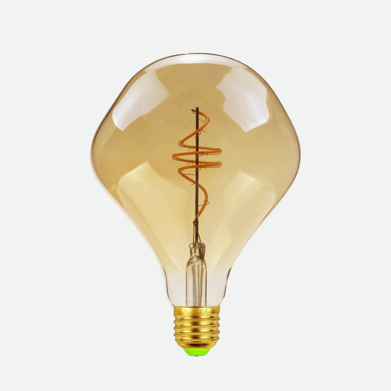 Blown Glass Dimmable LED Edison Filament Light Bulbs