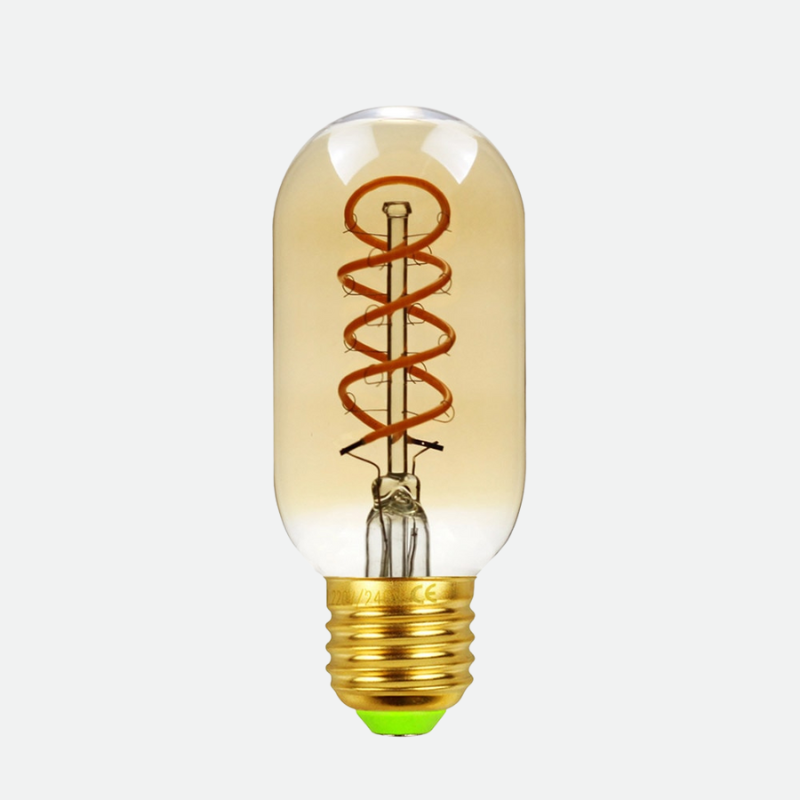 Blown Glass Dimmable LED Edison Filament Light Bulbs