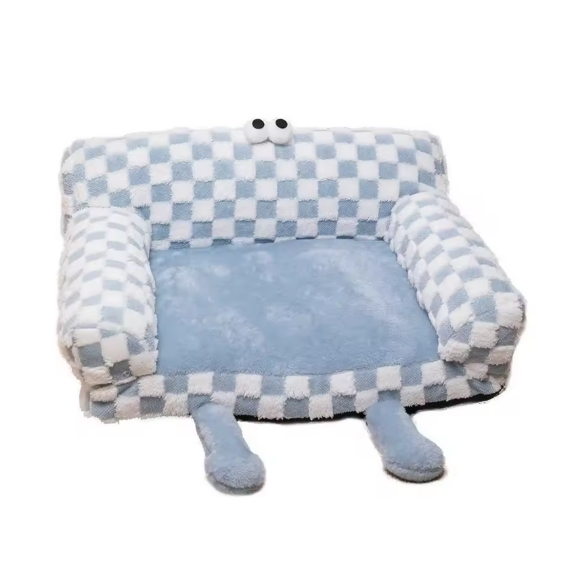 Big Eyes Plaid Pet Sofa