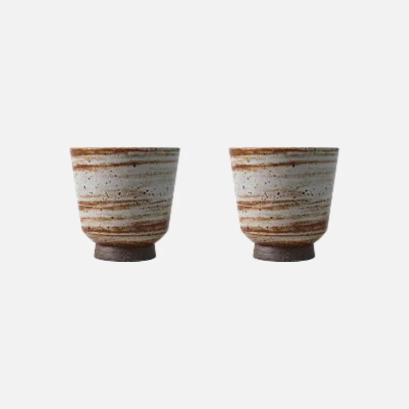 Sienna Spiral Artisan Teacup