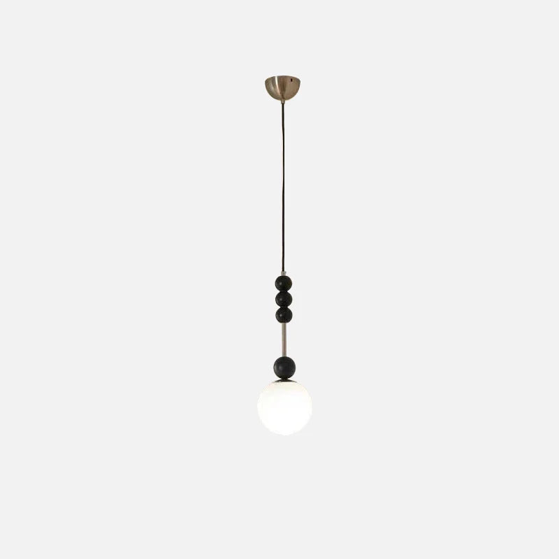 Colonia Vintage Wood and Glass Globe Lamps