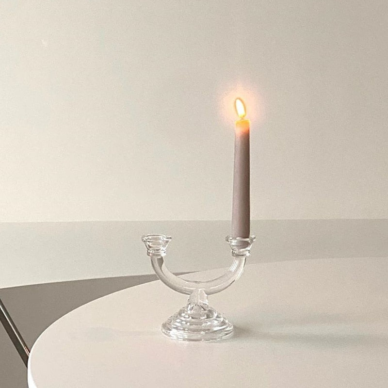 Double Pillar Arch Candlestick Holder