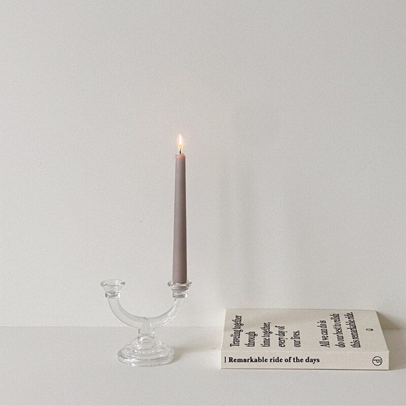 Double Pillar Arch Candlestick Holder
