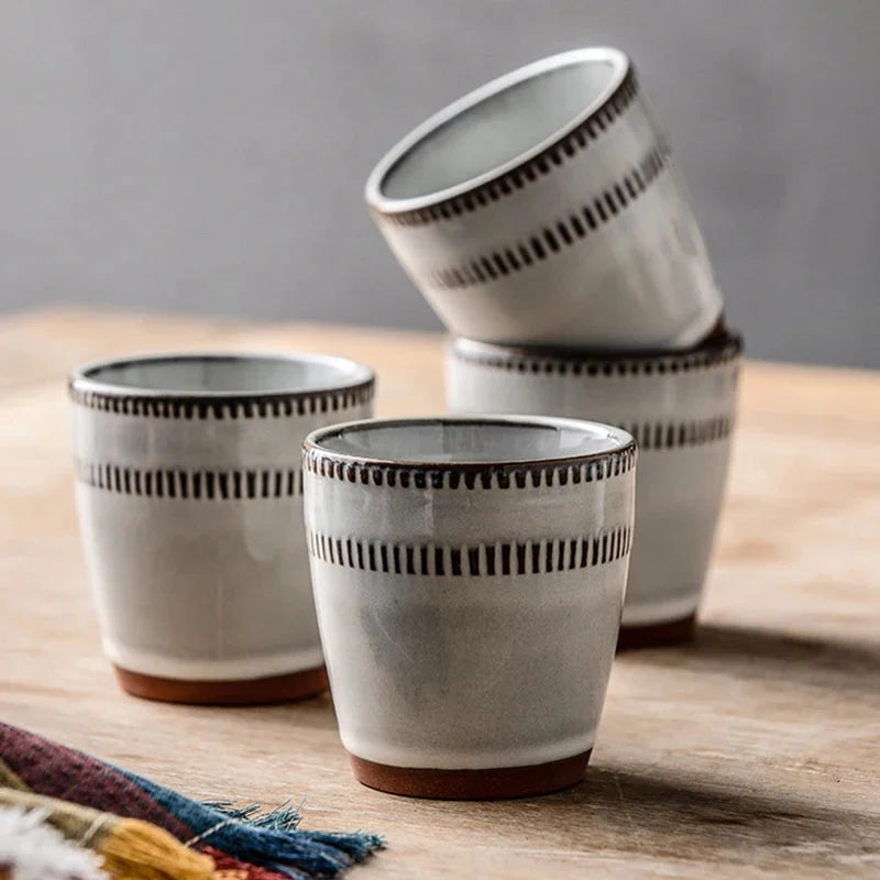 Retro Mornings 2Pc Ceramic Cup Set