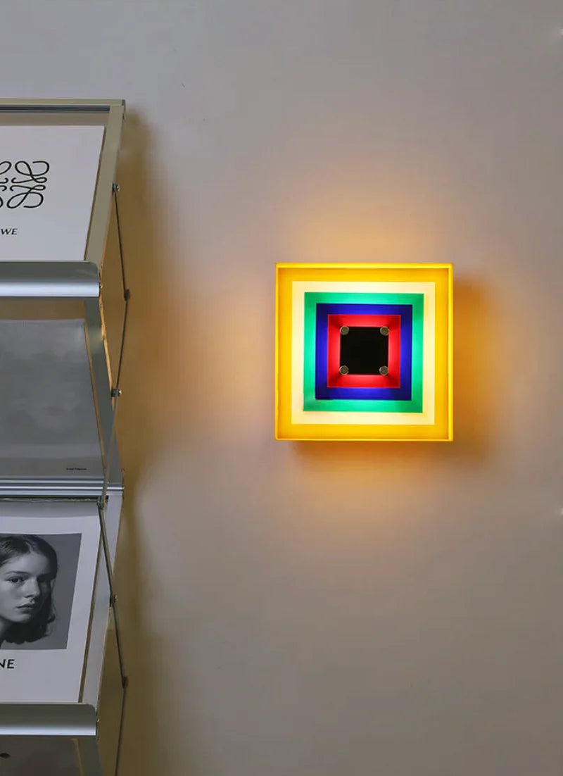 Light Squares Bauhaus Wall Lamp