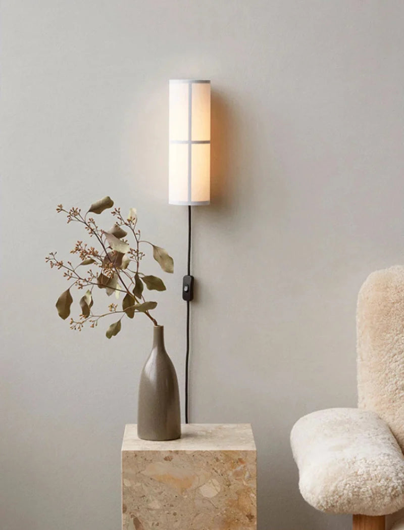 Lina Woven Fabric Wall Lamp