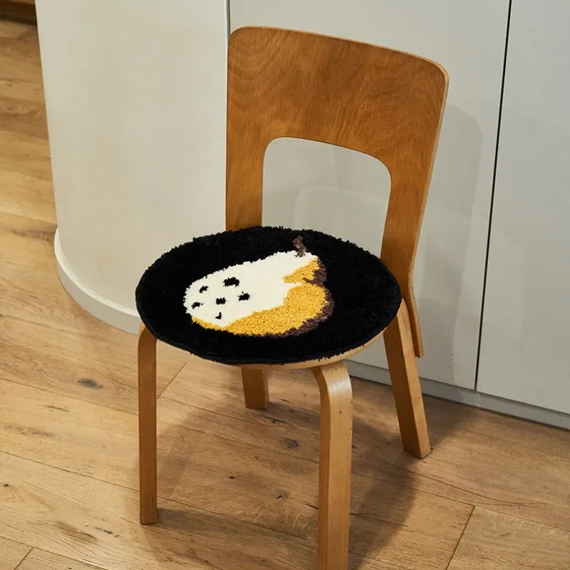 Love & Fruit Tufted Seat Cushions & Rug