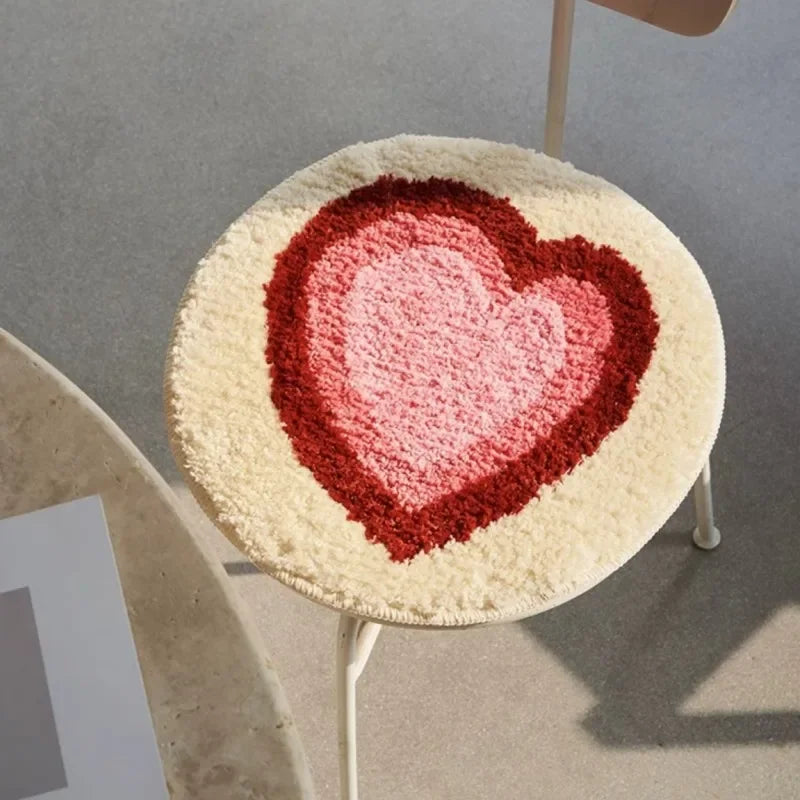 Love & Fruit Tufted Seat Cushions & Rug