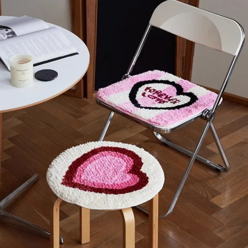 Love & Fruit Tufted Seat Cushions & Rug