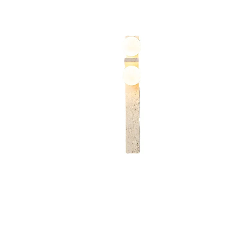 Lumina Twin Globe Marble Wall Sconce