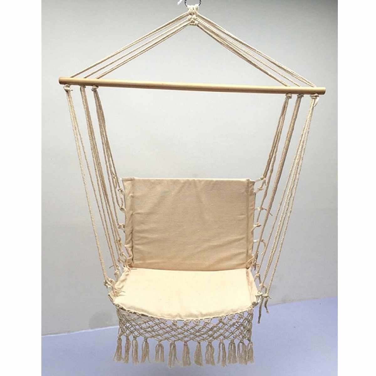 Macrame Hammock Outdoor Garden Swing Chair