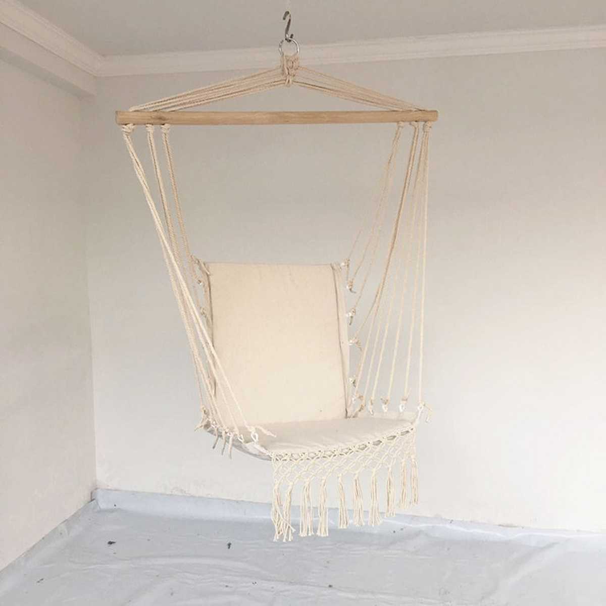 Macrame Hammock Outdoor Garden Swing Chair