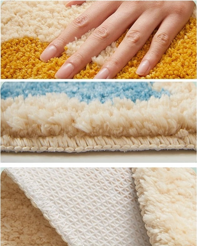 Marigold Flower Bath Mat