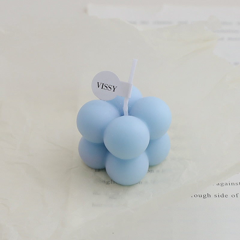 Mini Bubble Cube Decorative Candle