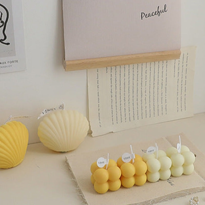Mini Bubble Cube Decorative Candle