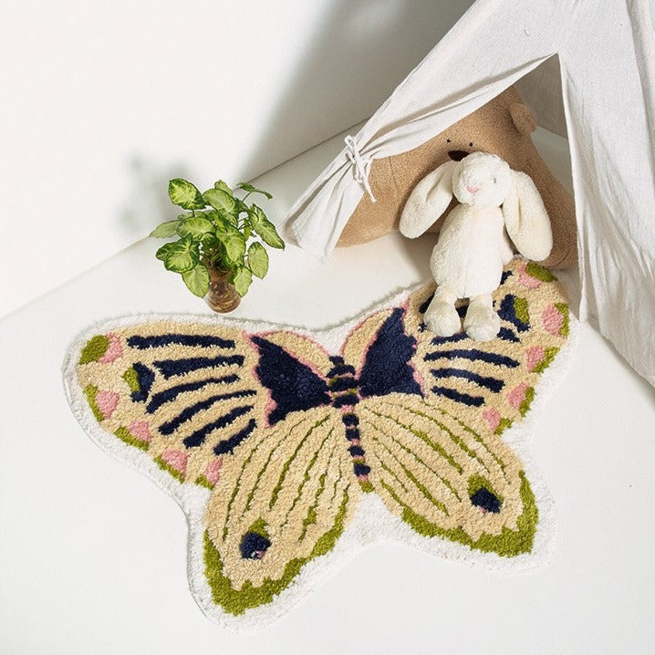 Monarch Butterfly Area Rug & Bath Mat