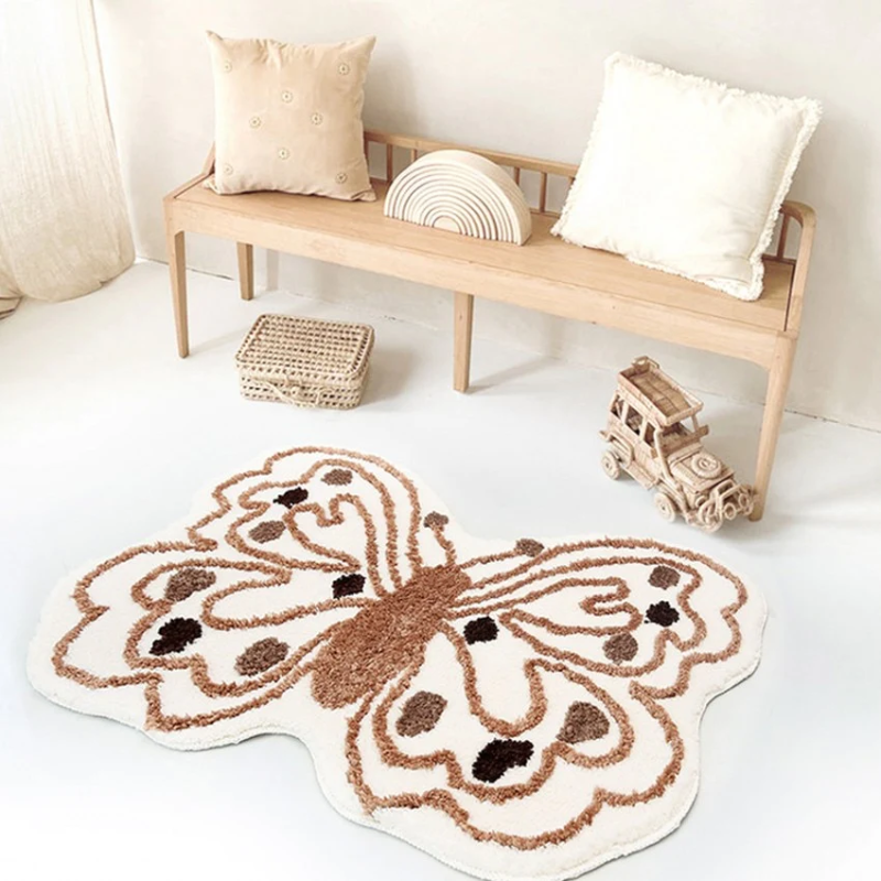 Monarch Butterfly Area Rug & Bath Mat