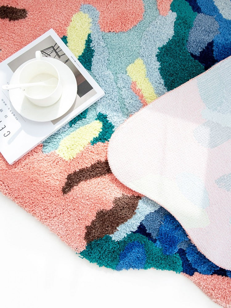 Multiverse Handmade 3D Irregular Edge Rug