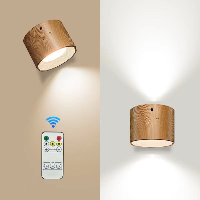 MagnoGlow LED Wall Lamp – Rechargeable, Detachable, Stick-On & Remote-Controlled