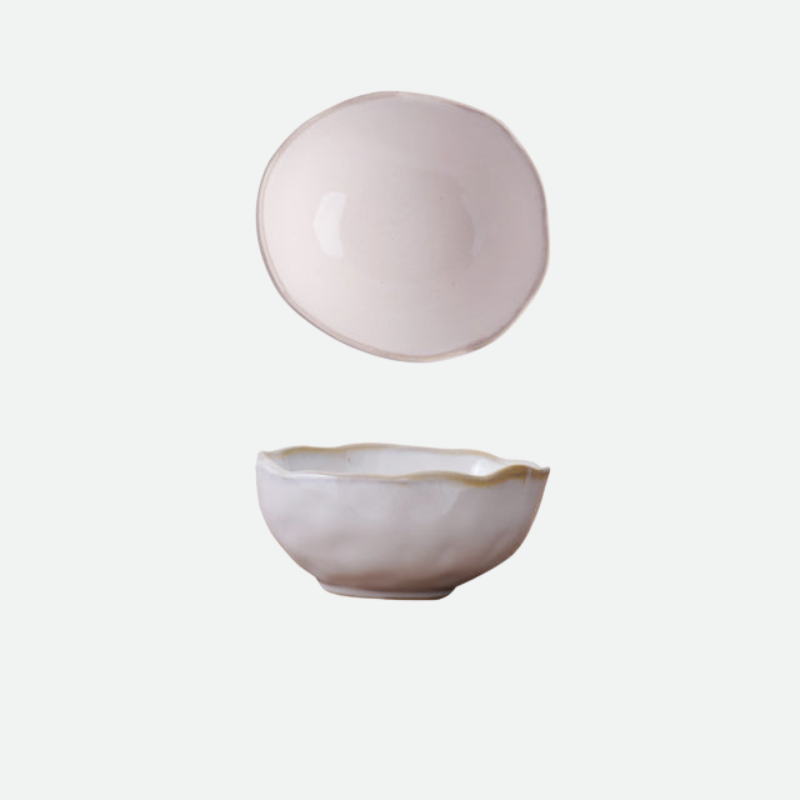 Pearl Ceramic Porcelain Dinner Bowl