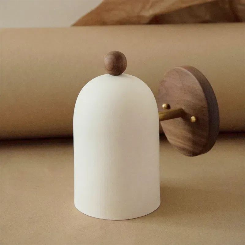 Plume Walnut Pendant Light