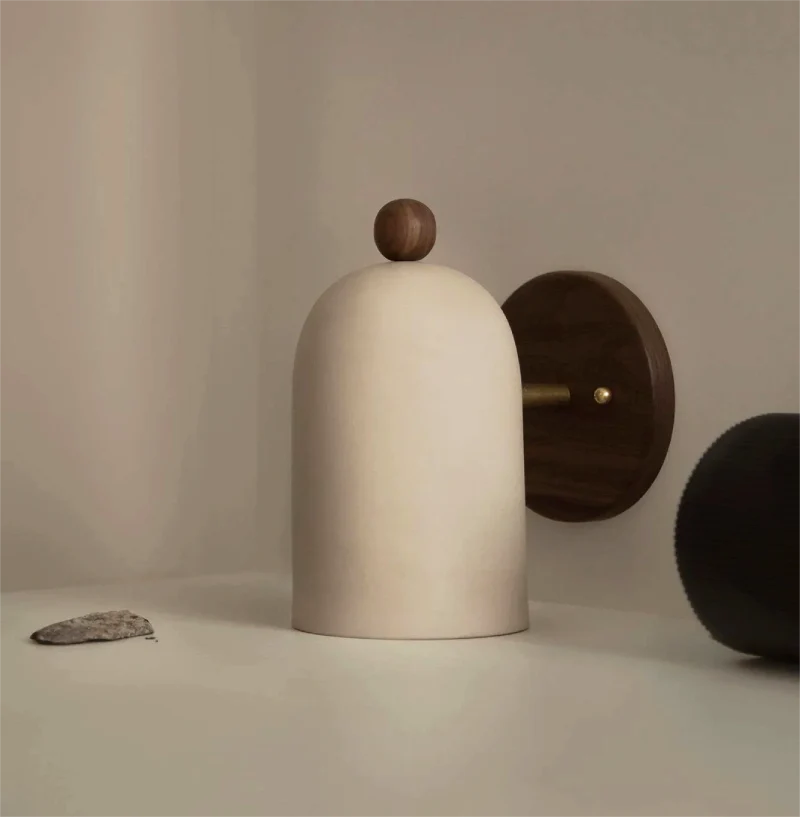 Plume Walnut Pendant Light