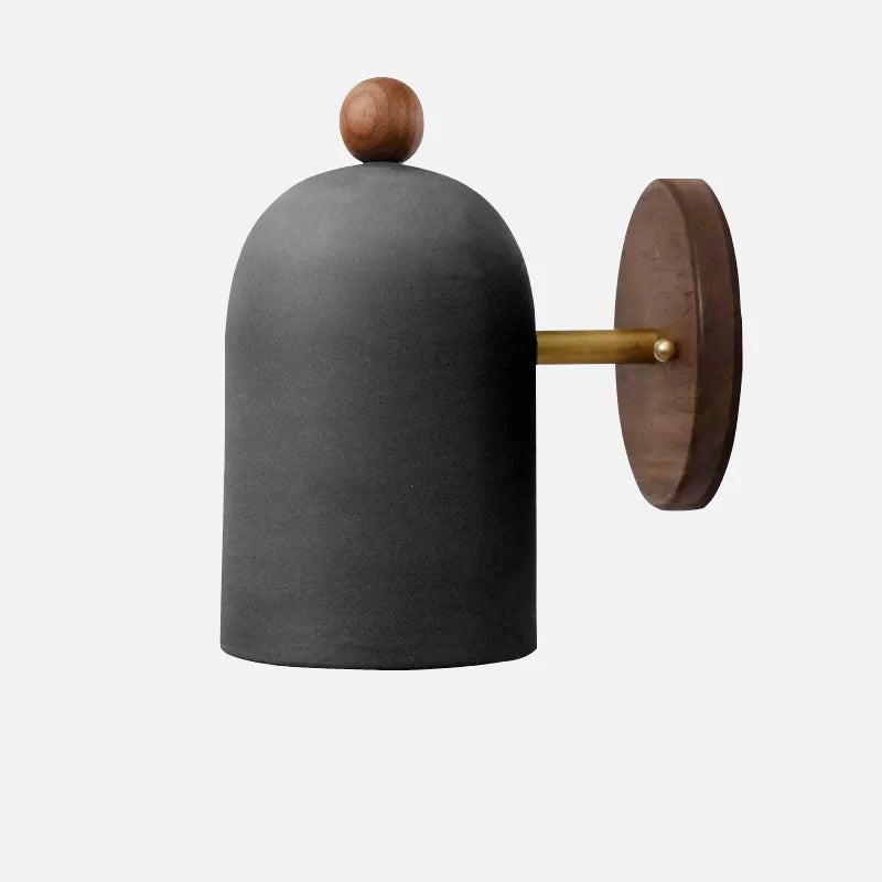 Plume Walnut Wall Light
