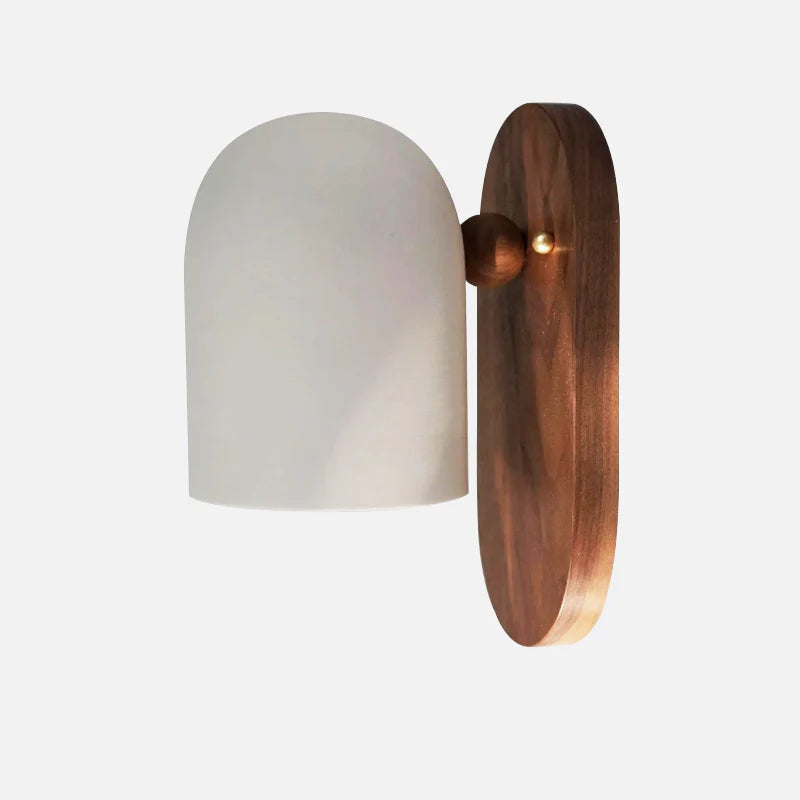 Plume Walnut Wall Light