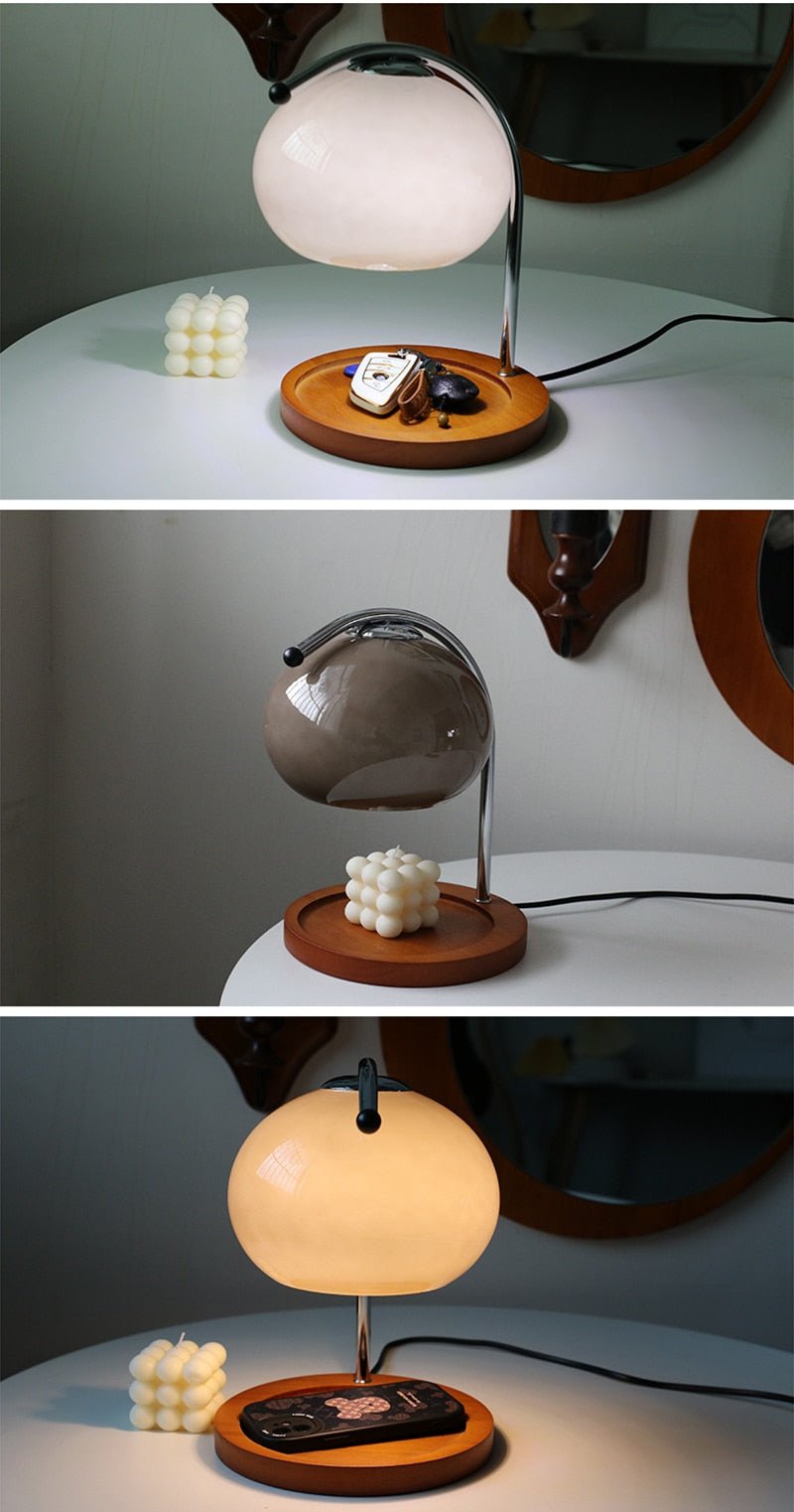 Retro Candle Warmer & Table Lamp