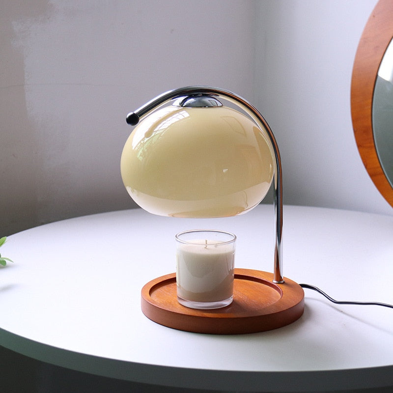 Retro Candle Warmer & Table Lamp