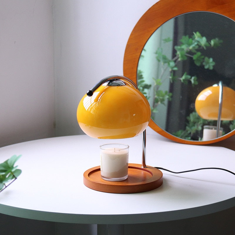 Retro Candle Warmer & Table Lamp