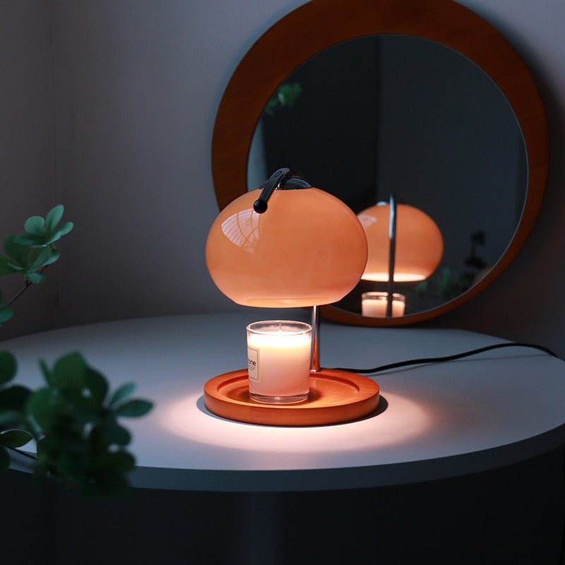 Retro Candle Warmer & Table Lamp