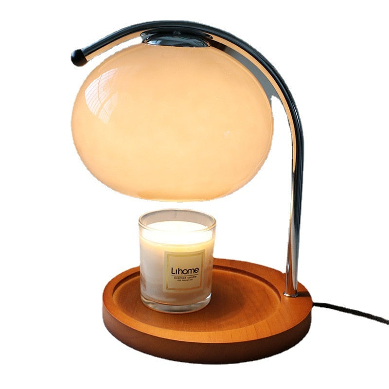 Retro Candle Warmer & Table Lamp