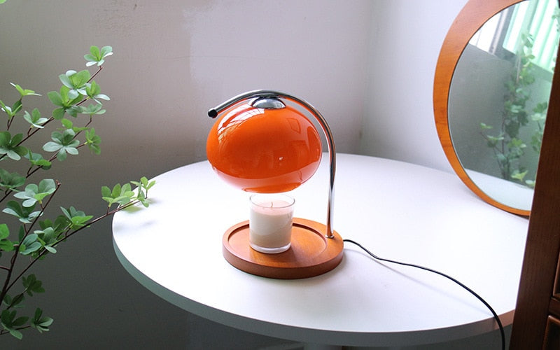 Retro Candle Warmer & Table Lamp