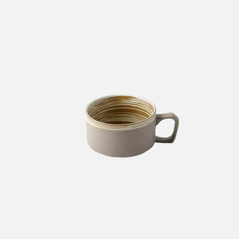 Rustic Claystone Coffee Cup Set