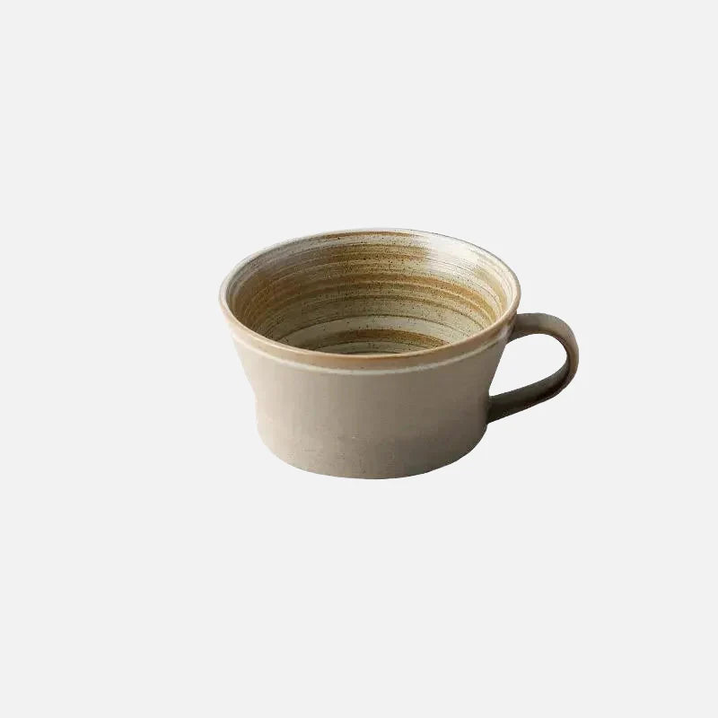 Rustic Claystone Coffee Cup Set