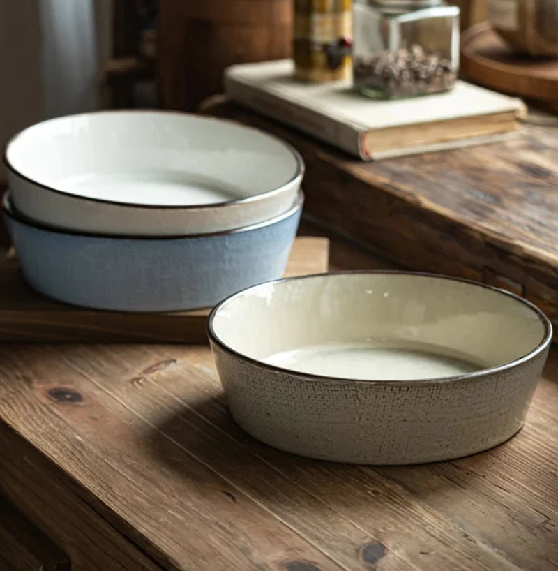 Vintage Ceramic Deep Dish Bowl