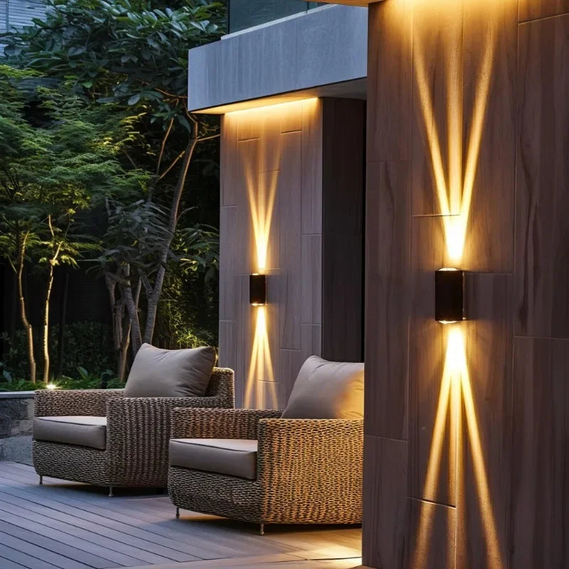 Radiant Beam Aluminum Wall Sconce