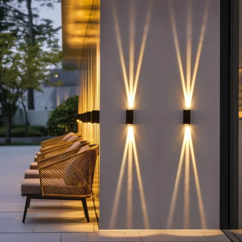 Radiant Beam Aluminum Wall Sconce