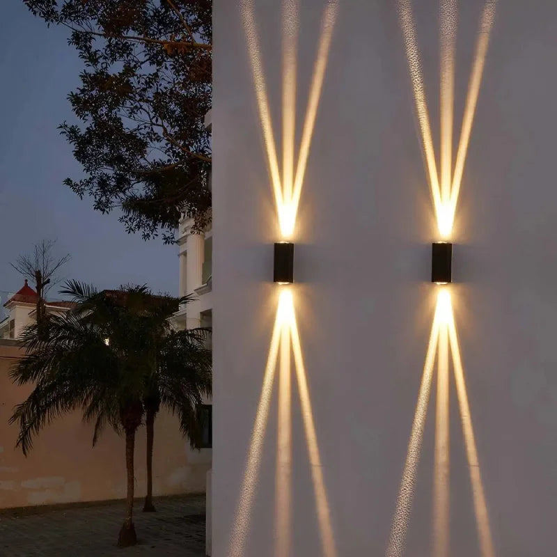 Radiant Beam Aluminum Wall Sconce