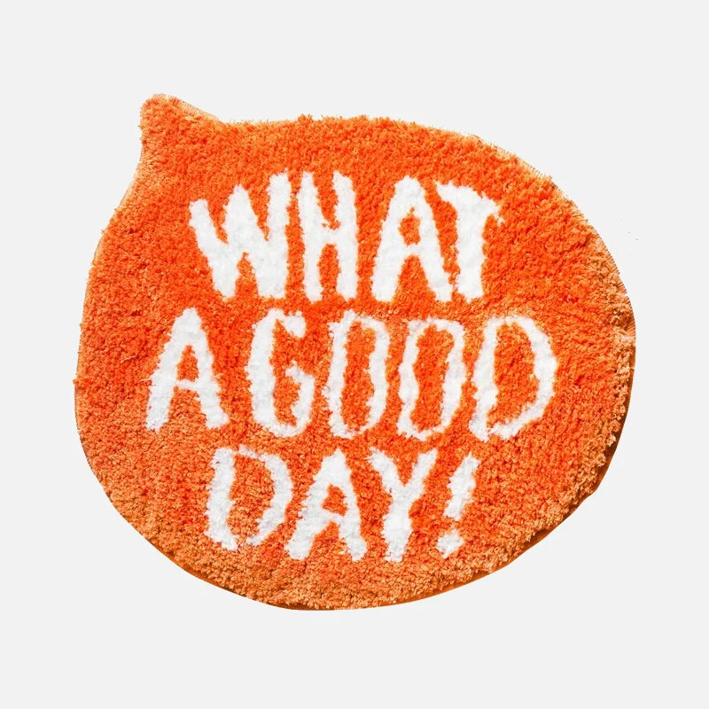 What a Good Day Bath Mat & Rug