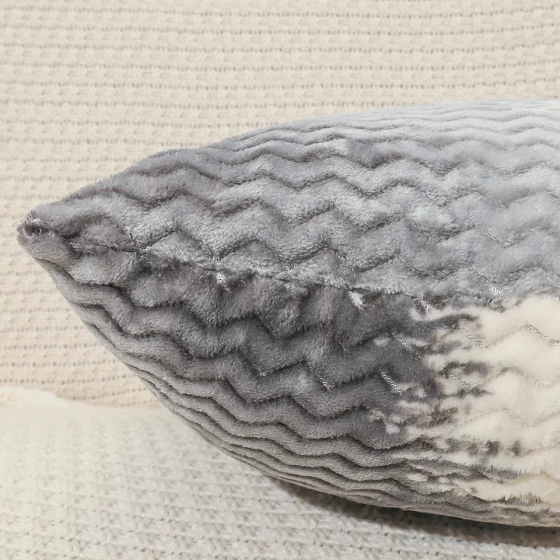 Velour Fade Plush Pillow Covers – Set of 2