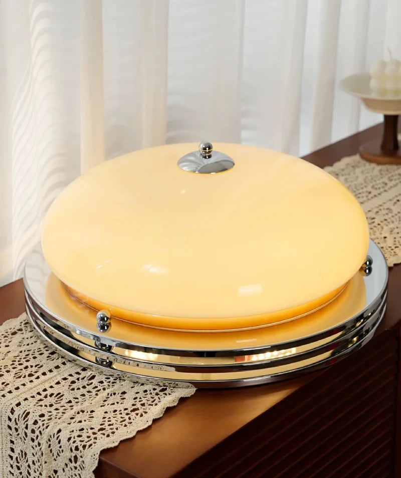 Crème Halo Ceiling Light